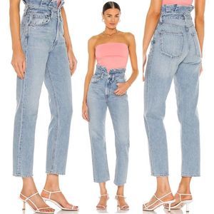 NEW Agolde Lettuce Waistband Reworked High Rise 90s Jean Revival 26
